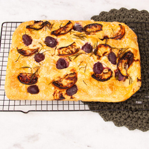 Focaccia Siciliano e Azeitona Preta (1kg)