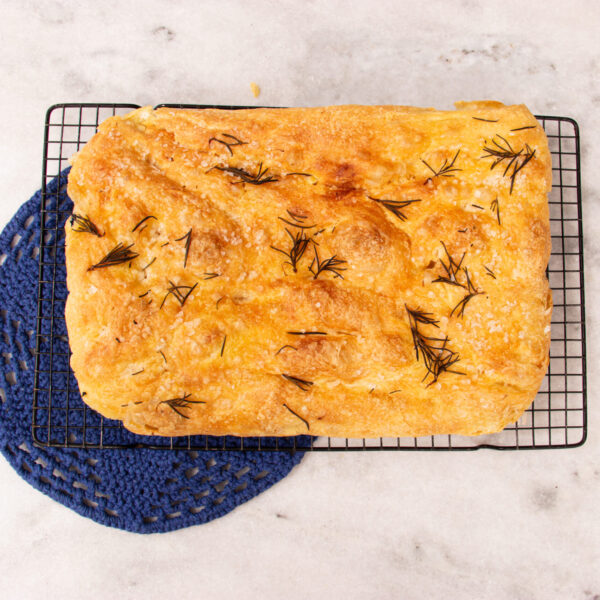 Focaccia Alecrim e Sal Grosso (1kg)
